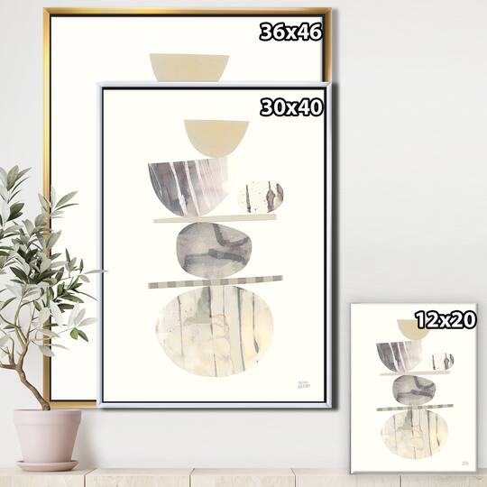 Designart - Geometric Balance Neutral II